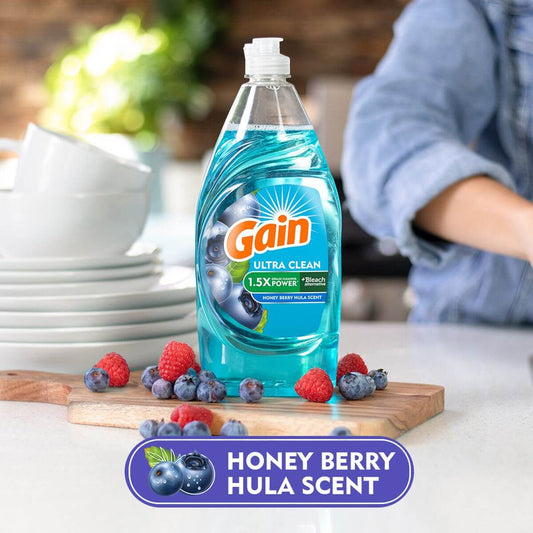 Gain Ultra Clean Dishwashing Liquid 8oz.
