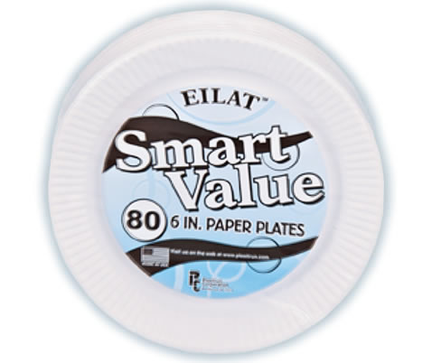 EILAT Disposable Paper Plates