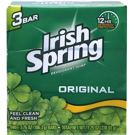 Irish Spring Deodorant Soap 3.75oz 3pk