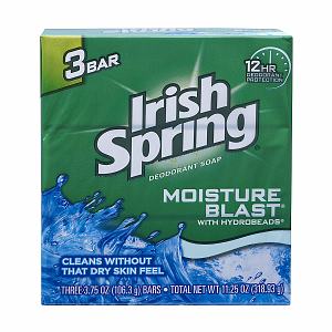 Irish Spring Deodorant Soap 3.75oz 3pk