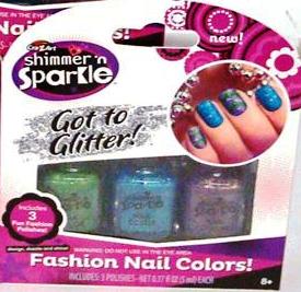Craz Art Shimmer'n Sparkle Fashion Nail 3CT