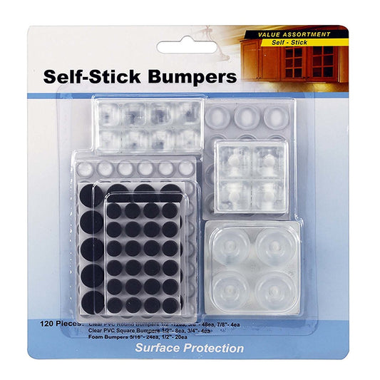 My Helper Self-Stick Rubber/Foam Bumpers 120 pcs.