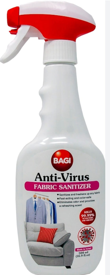 Bagi Anti-Virus Fabric Sanitizer 500ml (16.9 Fl.oz)