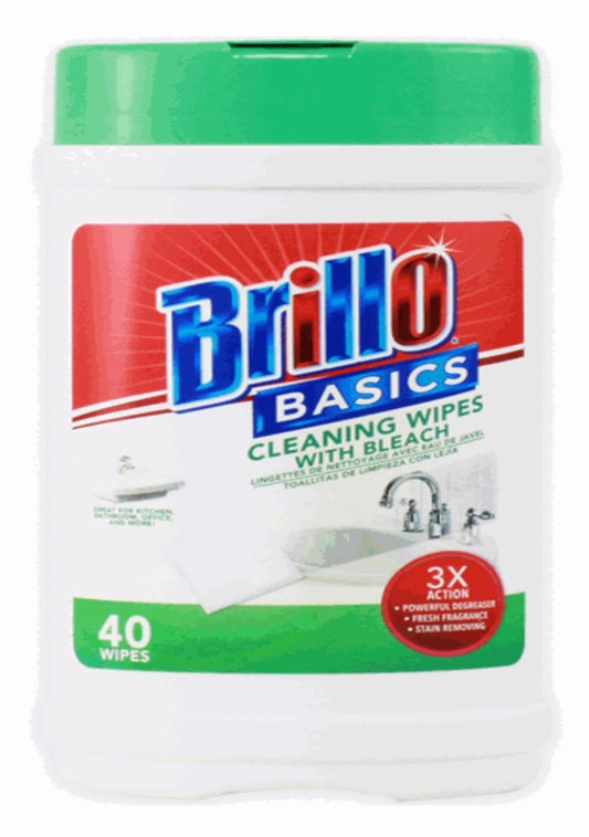 Brillo BASICS Multi Surface CleaninWipes 40CT