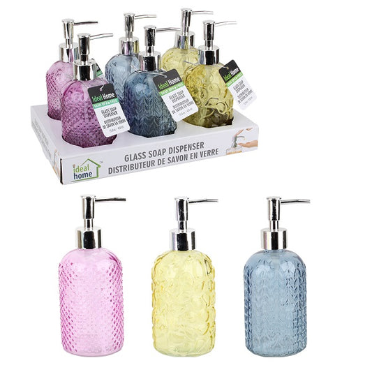 Ideal Home Glass Soap Dispenser