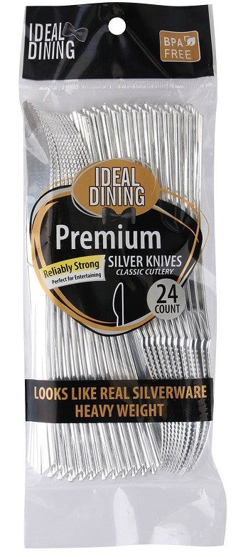 Ideal Dining Heavy Duty Premium Plastic Cutlery (Package May Vary)