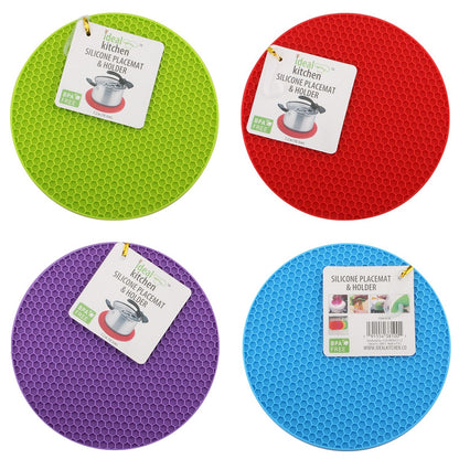 Ideal Kitchen Silicone Placemat & Holder