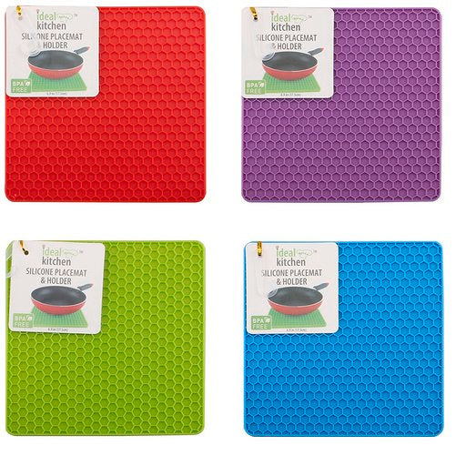 Ideal Kitchen Silicone Placemat & Holder