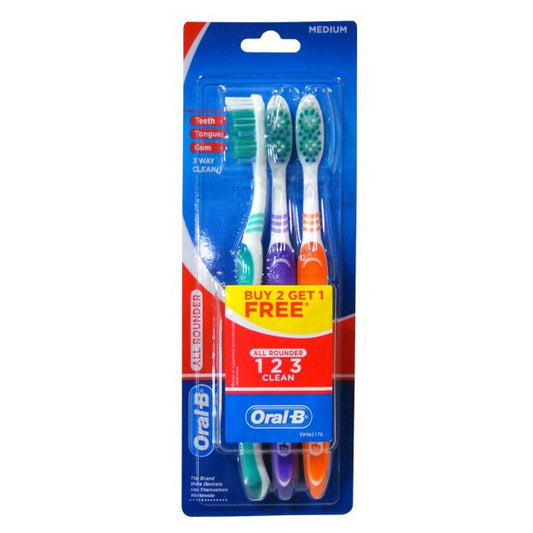 Oral-B Toothbrushes All Rounder 3CT
