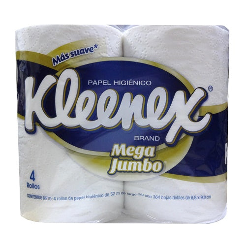 Kleenex Bath Tissue 20/4rolls Mega Jumbo Rolls 2-Ply 364 Sheets Bundle