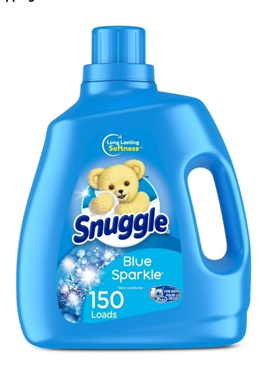 Snuggle Fabric Softener Liquid Blue Sparkle 12oz.