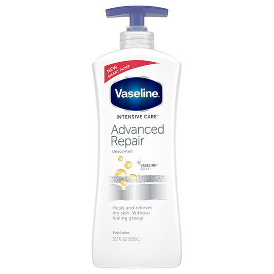 Vaseline Lotion with Pump 20.3oz Advanced Repair Unscented