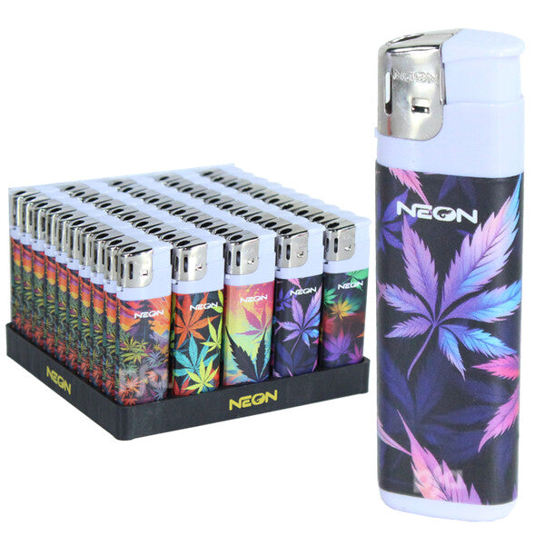 Neon Electronic Lighters