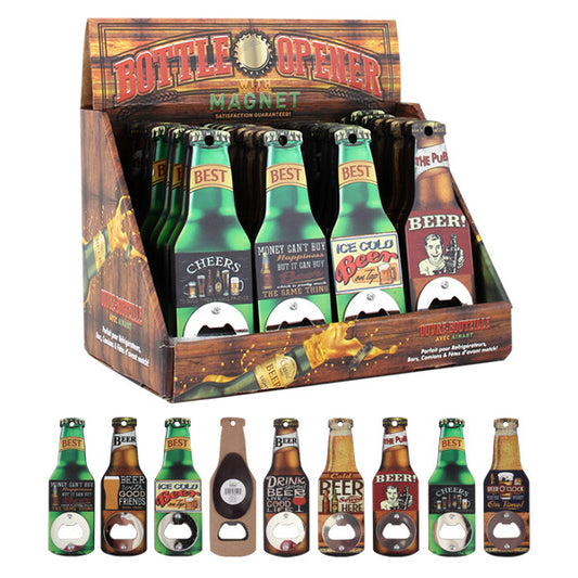 Beer Opener with Magnet Display