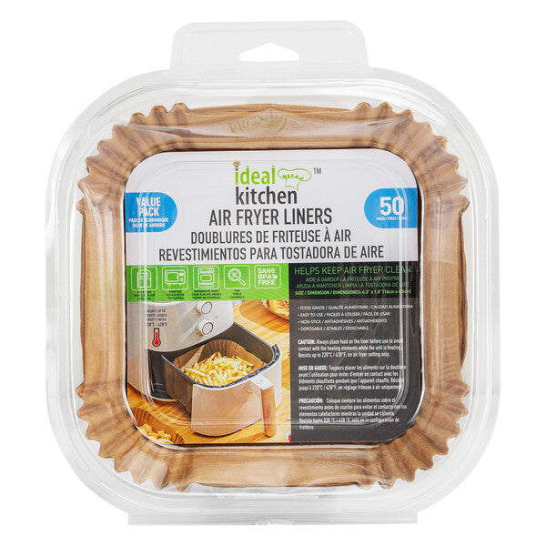 Ideal Kitchen Air Fryer Liner Paper 50pk