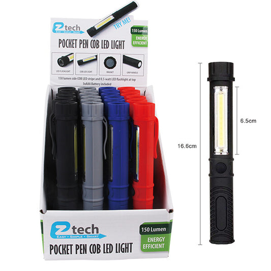 EZ Tech Pocket Pen COB LED Light