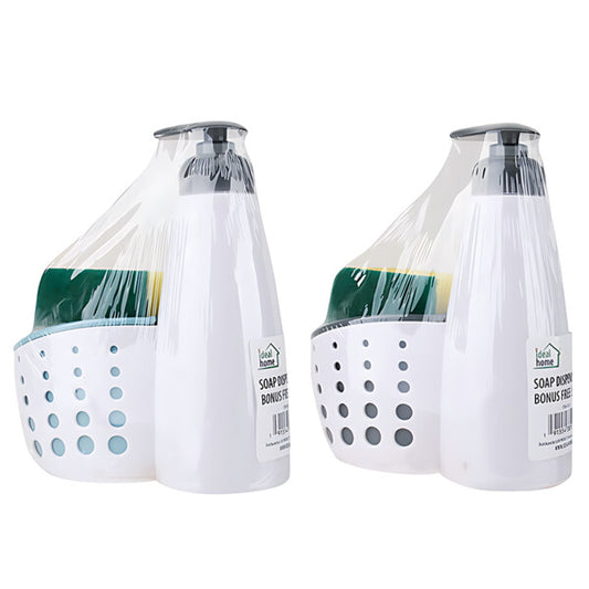 Ideal Kitchen Soap Dispenser Caddy with Sponge