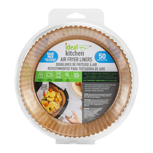Ideal Kitchen Air Fryer Liner Paper 50pk
