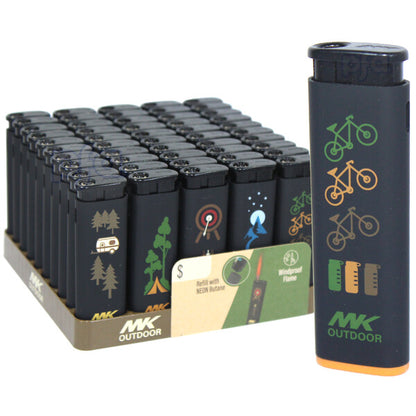 MK Jet Windproof Electronic Disposable Lighters