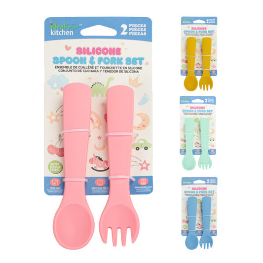 Ideal Kitchen Silicone Baby Utensils