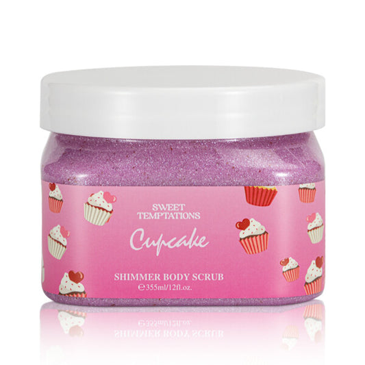 Women's Shimmer Body Scrub 12oz/355ml CUPCAKE