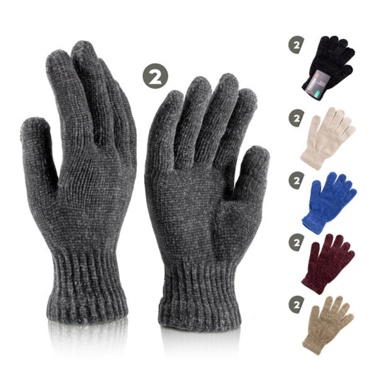 Thermaxxx Winter Chenille Glove Assorted Colors