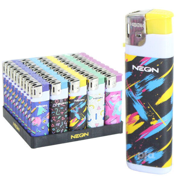 Neon Electronic Lighters