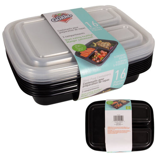 Fresh Guard Plastic Bento Meal Prep Container