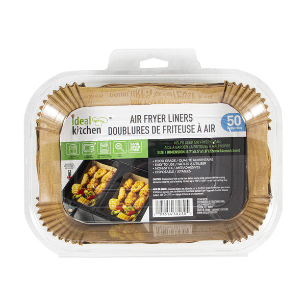 Ideal Kitchen Air Fryer Liner Paper 50pk