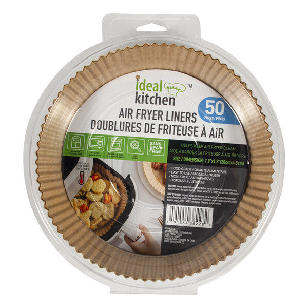 Ideal Kitchen Air Fryer Liner Paper 50pk