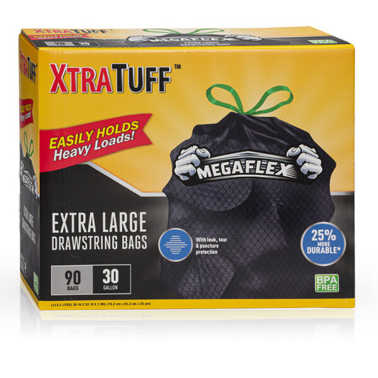 XTRATUFF MegaFlex Drawstring Bags
