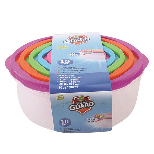 Fresh Guard Plastic Container Set with Vent