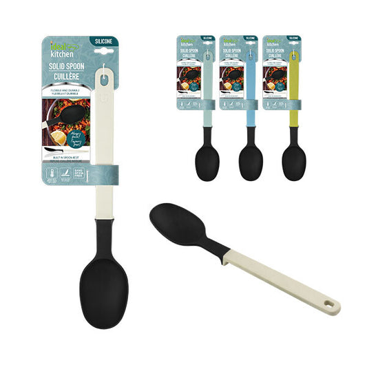 Ideal Kitchen Silicone Solid Spoon
