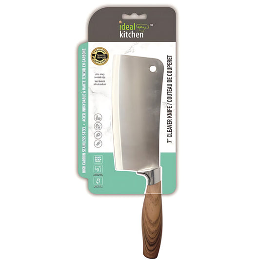 Ideal Kitchen Stainless Steel Knife with Wood Handle