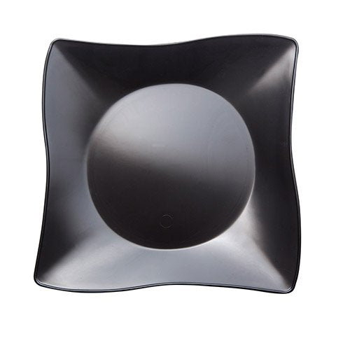Profiles Premium 6" Plastic Square Plates 20CT - Black