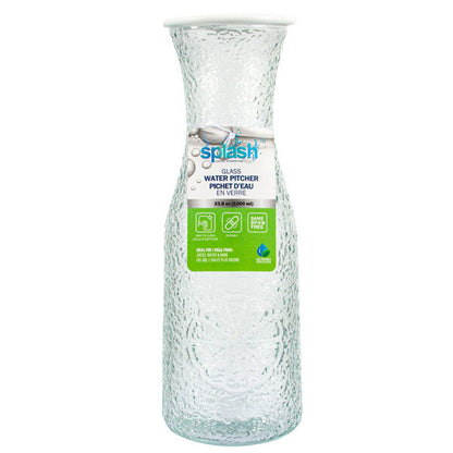 Splash Glass Water Pitcher