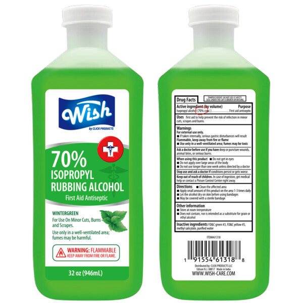 Wish Rubbing Alcohol