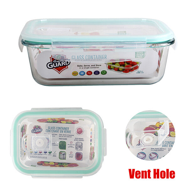 Fresh Guard Glass Container