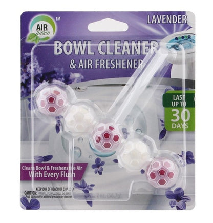 AIR Fusion Rim Hanger Toilet Bowl Cleaner & Air Freshener 5pk