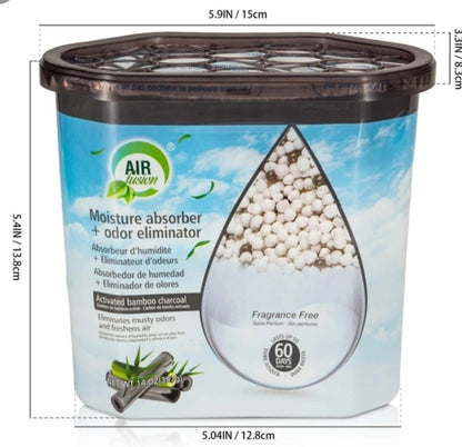 Air Fusion Moisture Absorber + Odor Eliminator 14oz.