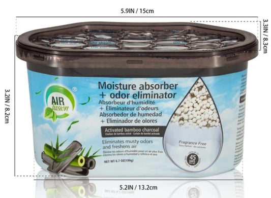 Air Fusion Moisture Absorber + Odor Eliminator 6.7oz