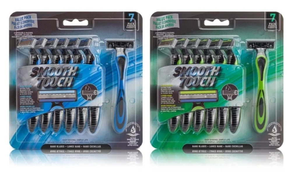 Smooth Touch Razors (Package May Vary)