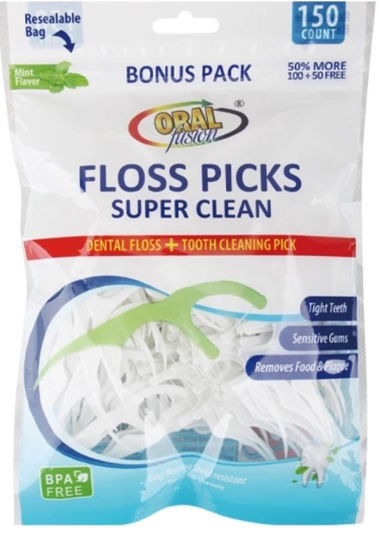 Oral Fusion Floss Picks