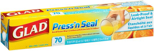 GLAD Press'N Seal Food Wrap 70Sq.Ft