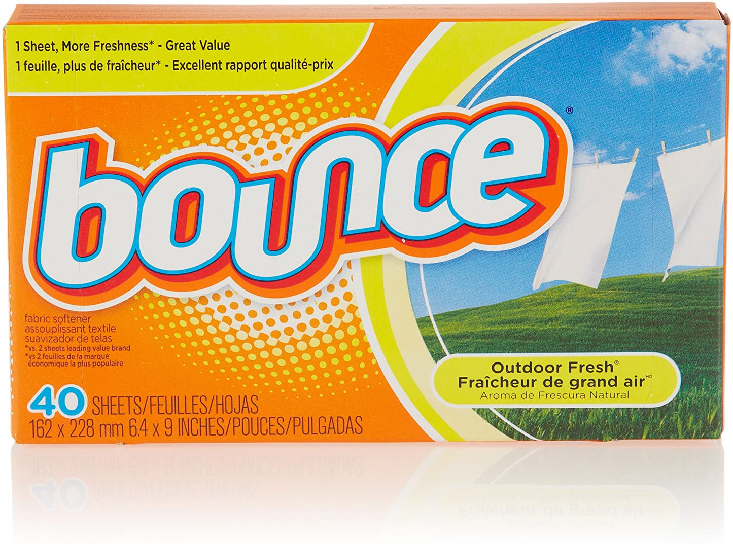Bounce Fabric Softener Sheets - Outdoor Fresh