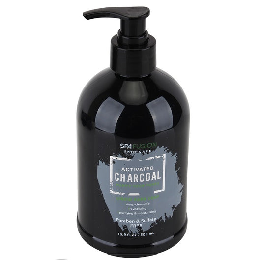 Spa Fusion Hand Soap 16.9oz - Activated Charcoal