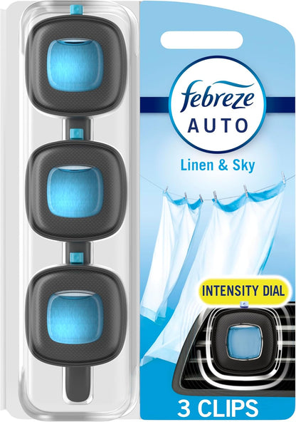 Febreze Car Vent Clips Air Freshener 3's