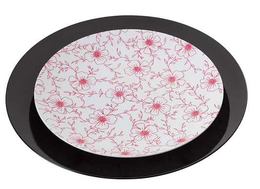 Trendables Premium Plastic Plates 10CT - Flora