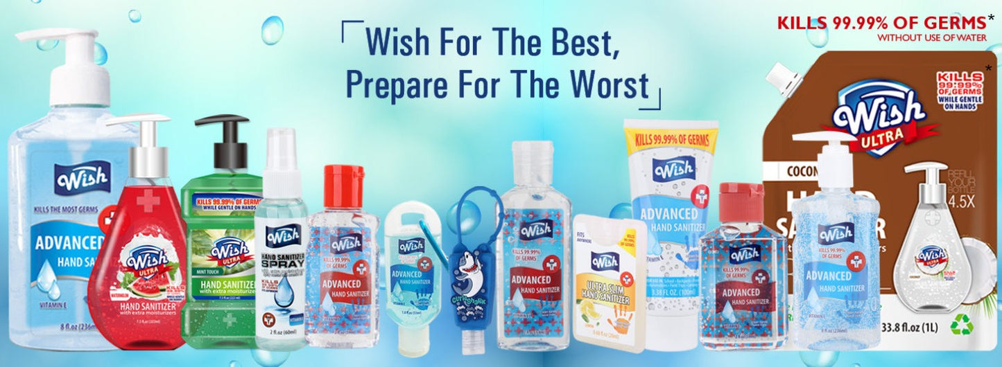 Wish Advanced Hand Sanitizer (Package May Vary)